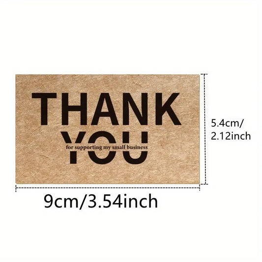 50pc thank you cards style G