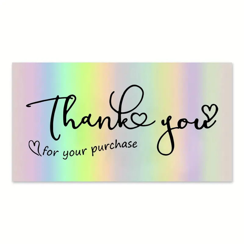 50pc thank you cards style D