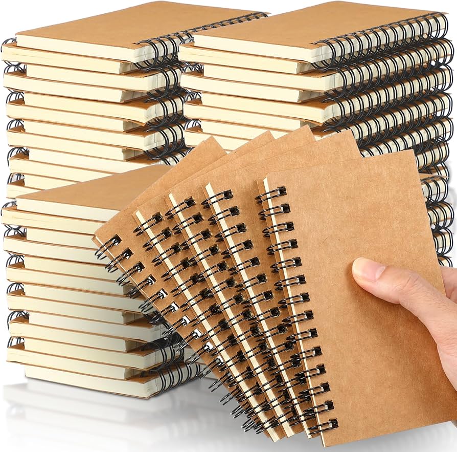 120 pages spiral notepad 5x3