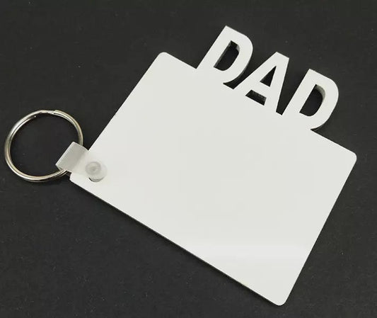 dad keychain mdf sublimation