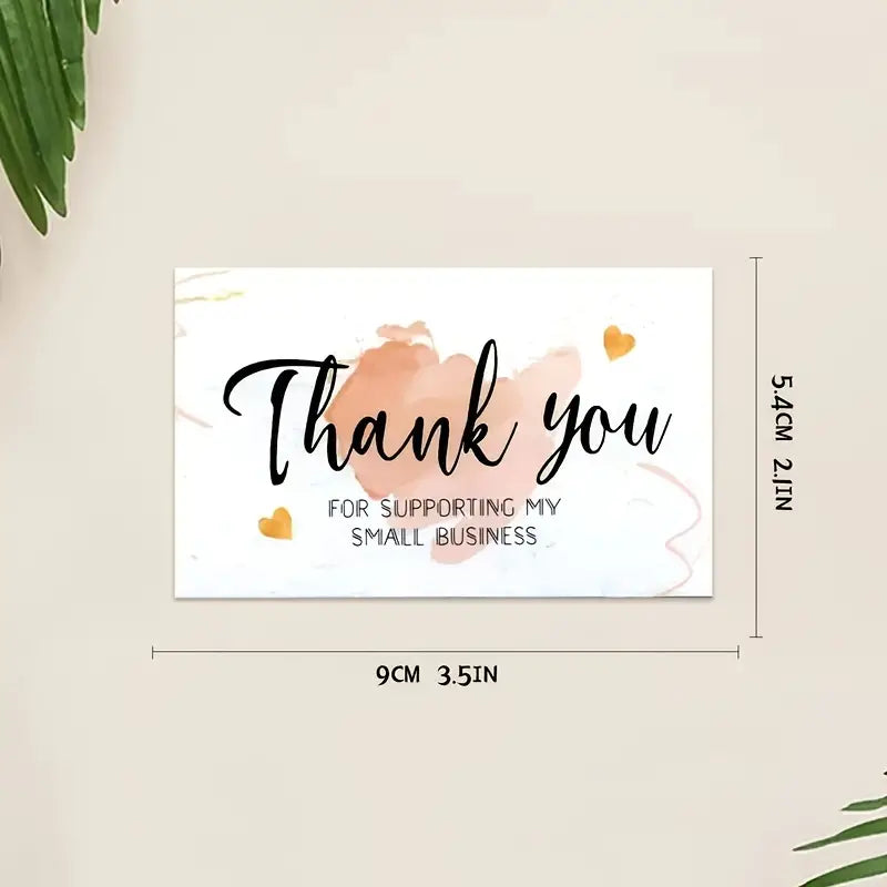 thank you card style A 30pc