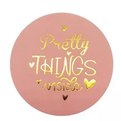 500pc pretty things inside stickers 1"