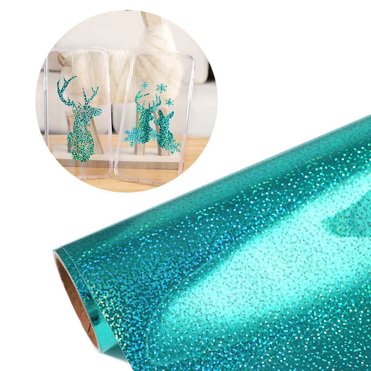 sparkle teal adhesive vinyl