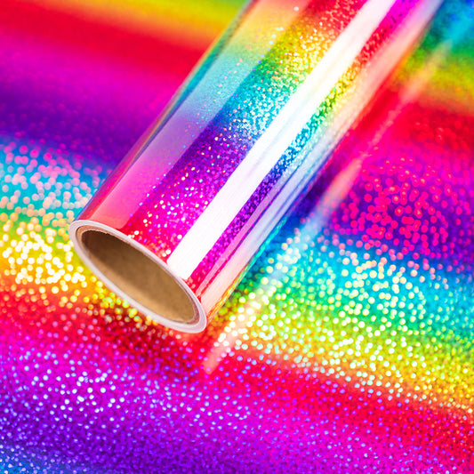 sparkle rainbow adhesive vinyl