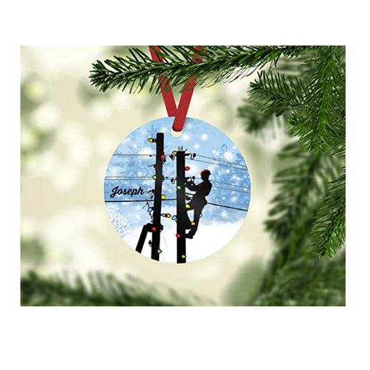 Sublimation round circle ornaments 3"