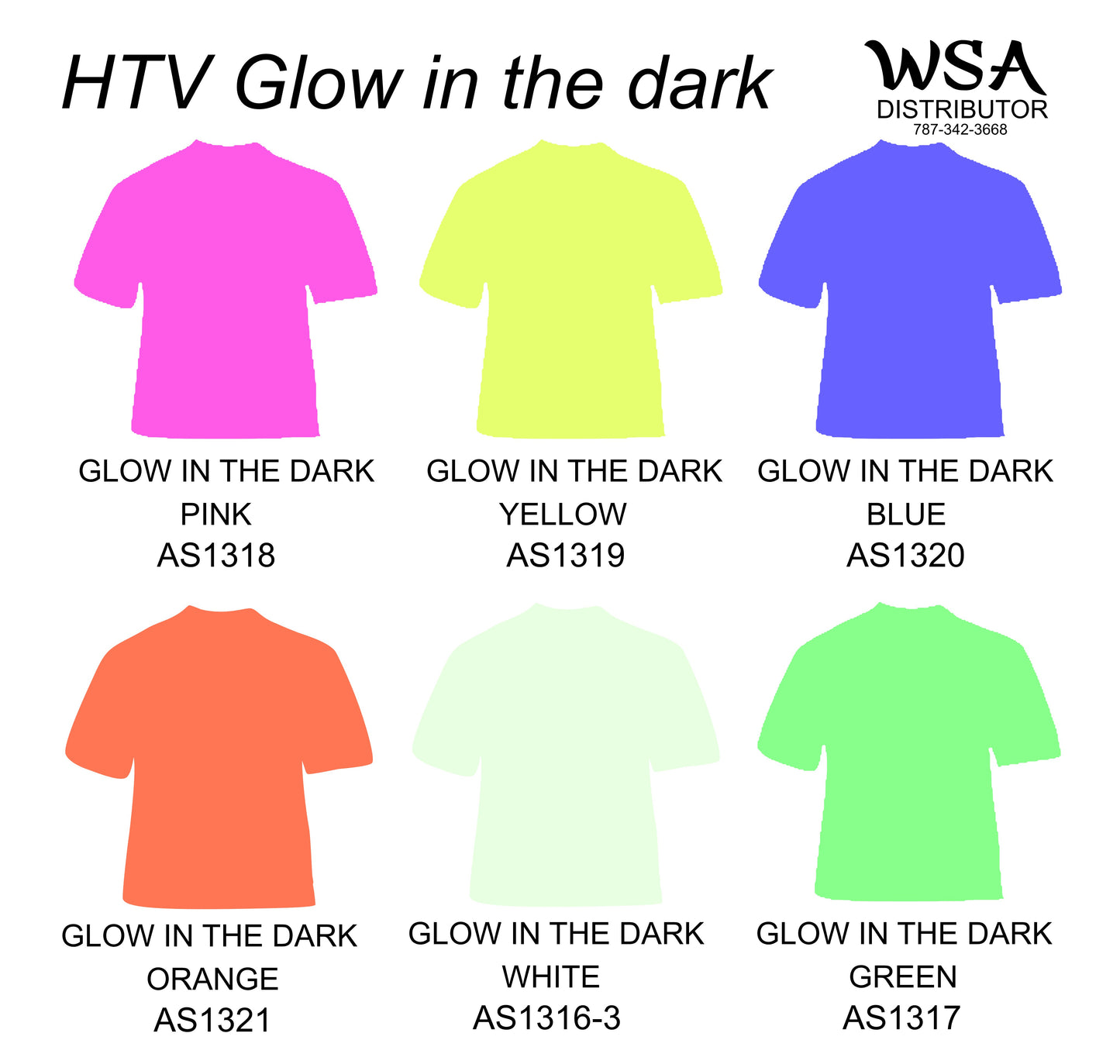 HTV glow in the dark 20"x36"