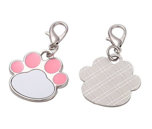 Sublimation paw charm Pendant