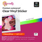 Printable clear vinyl sheets waterproof