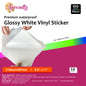 printable white gloss vinyl stickers waterproof